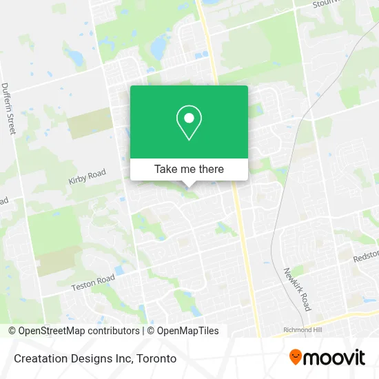 Creatation Designs Inc map