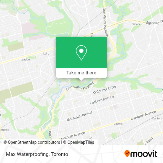 Max Waterproofing map