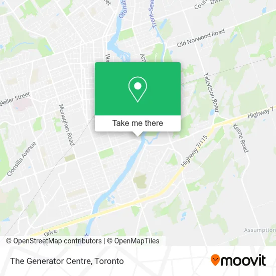 The Generator Centre map