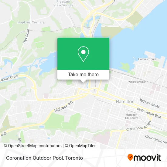 Coronation Outdoor Pool map