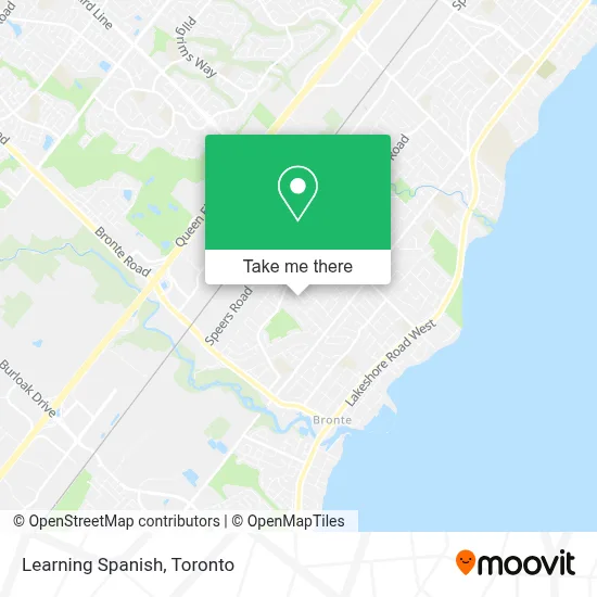 Learning Spanish map