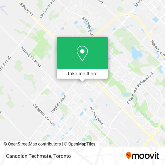 Canadian Techmate map