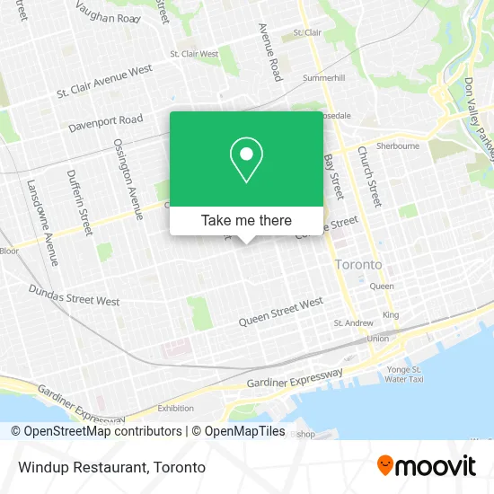 Windup Restaurant map