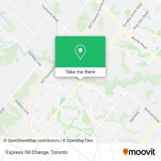 Express Oil Change map