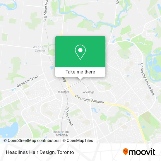Headlines Hair Design map