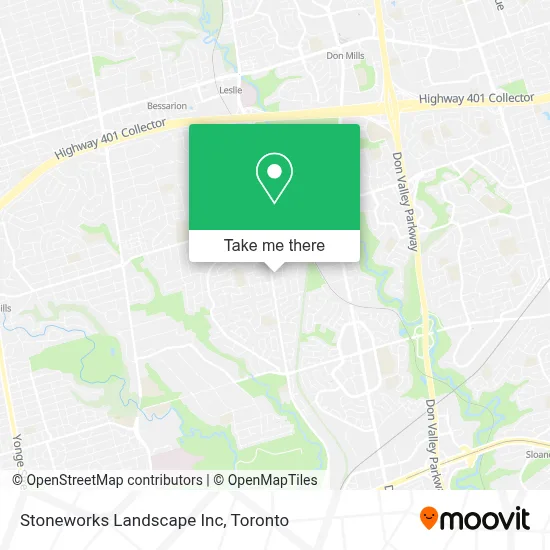Stoneworks Landscape Inc map