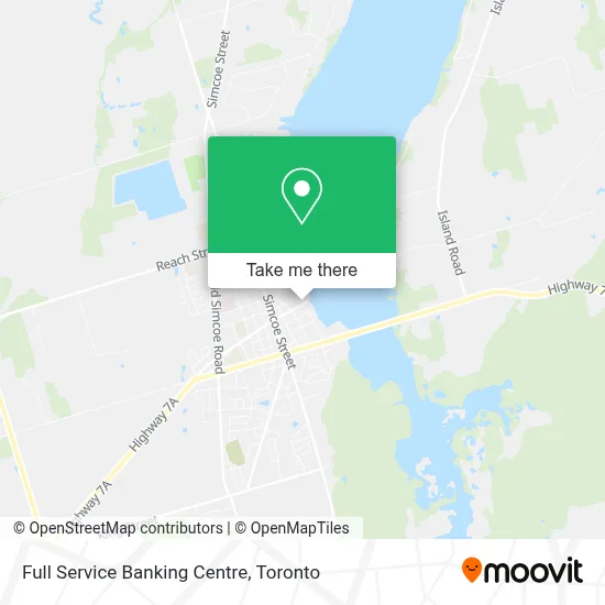 Full Service Banking Centre map