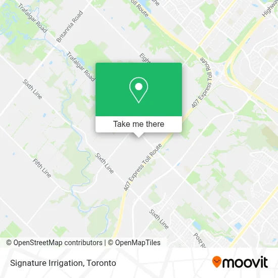 Signature Irrigation map