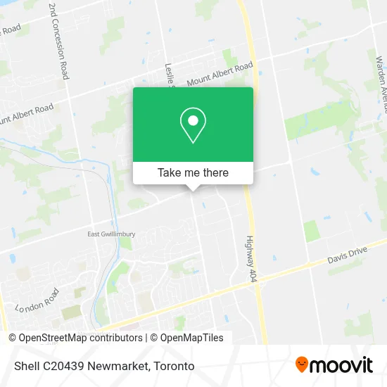 Shell C20439 Newmarket map