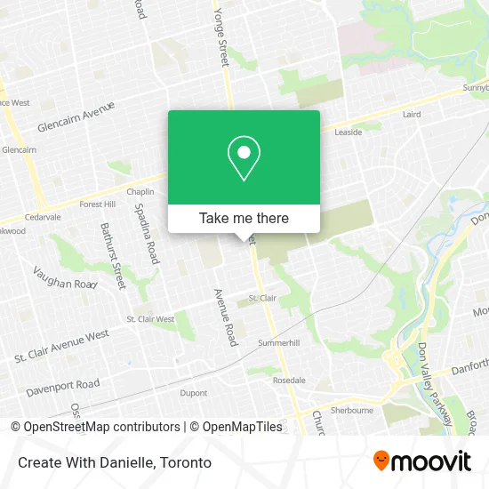 Create With Danielle map