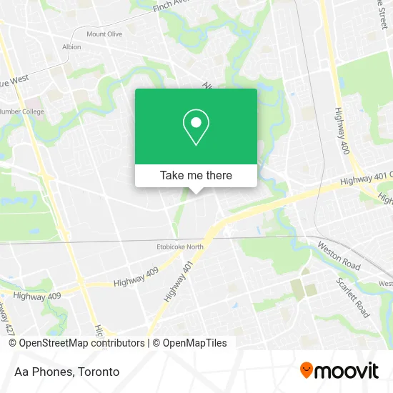 Aa Phones map