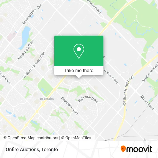Onfire Auctions map