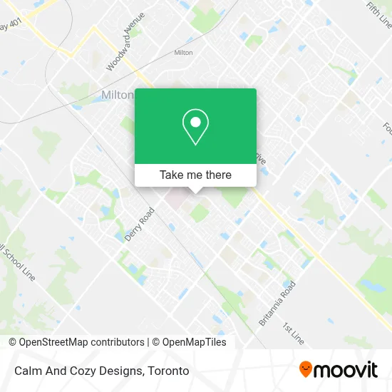 Calm And Cozy Designs map