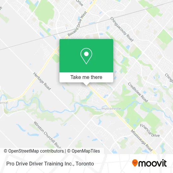 Pro Drive Driver Training Inc. map