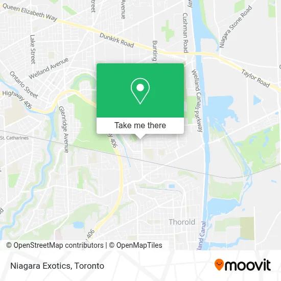 Niagara Exotics map