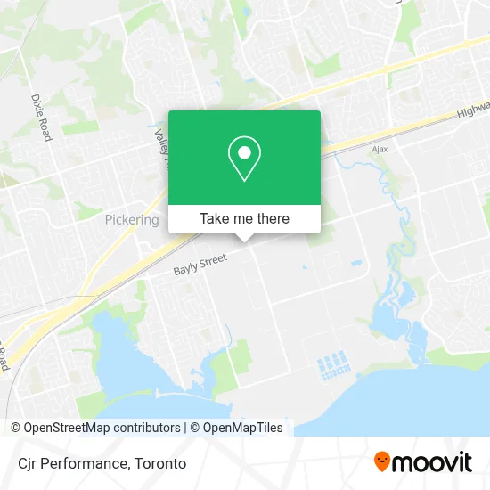 Cjr Performance map