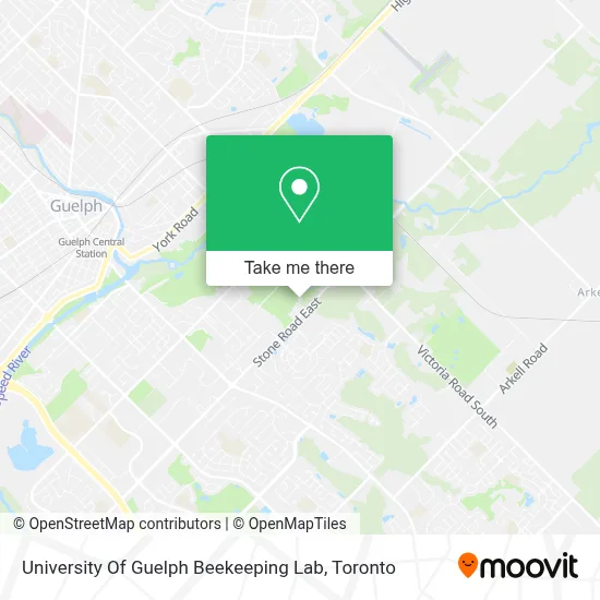 University Of Guelph Beekeeping Lab map
