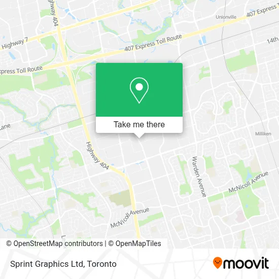 Sprint Graphics Ltd map