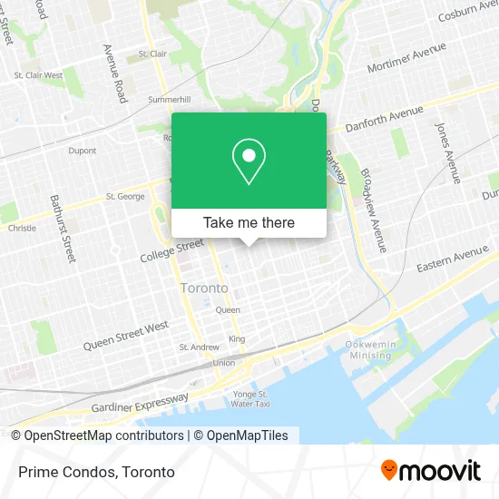 Prime Condos map
