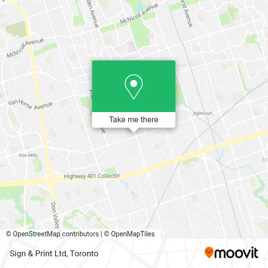 Sign & Print Ltd map