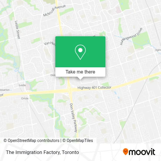 The Immigration Factory map