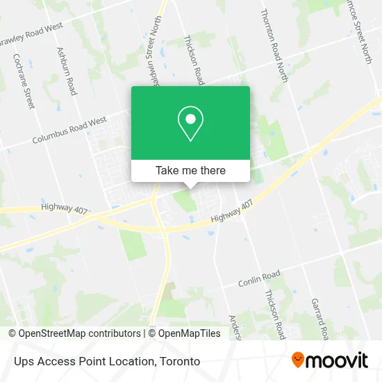 Ups Access Point Location plan