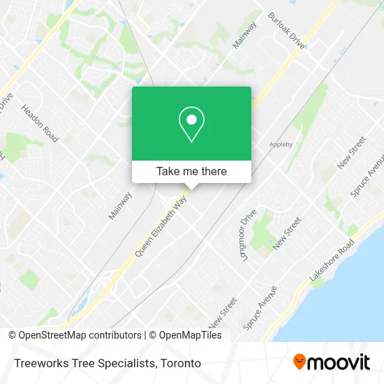 Treeworks Tree Specialists map