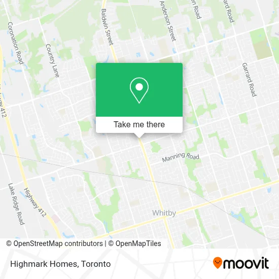 Highmark Homes map