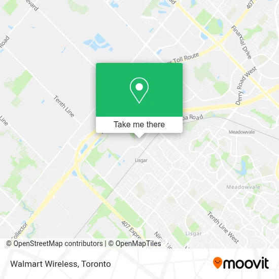 Walmart Wireless map