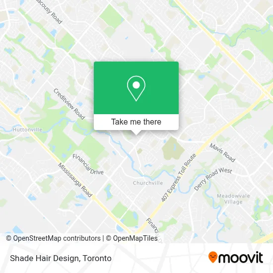 Shade Hair Design map