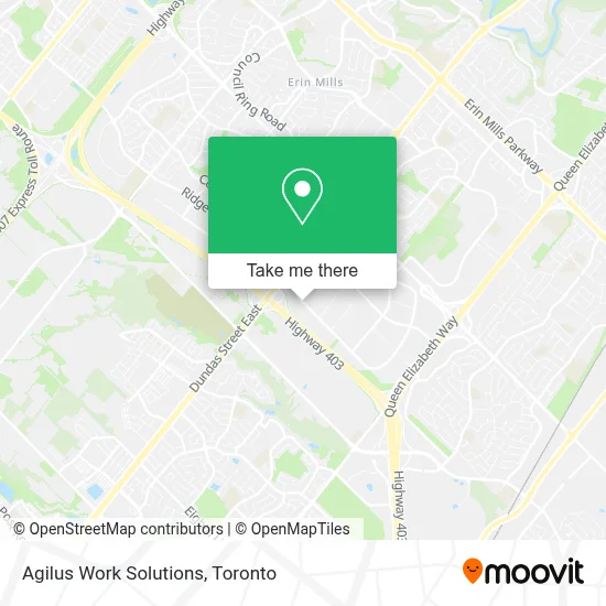 Agilus Work Solutions map