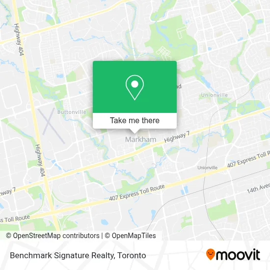 Benchmark Signature Realty map