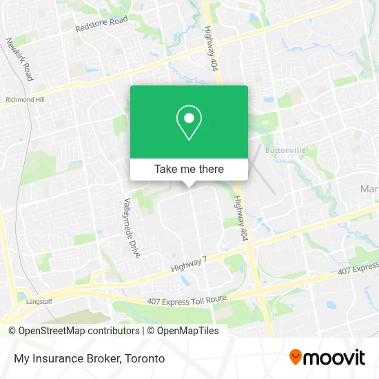 My Insurance Broker map