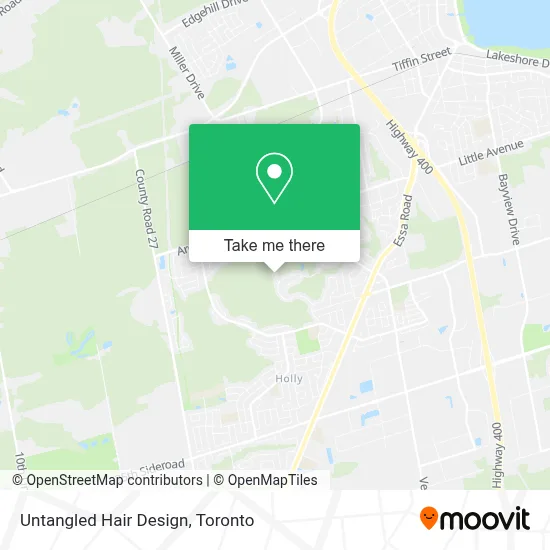 Untangled Hair Design map