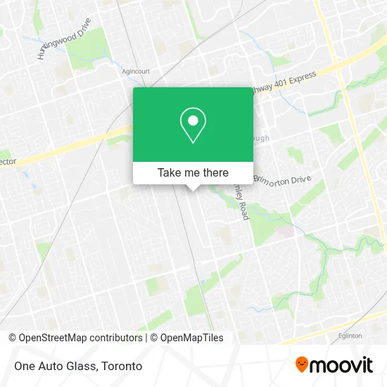 One Auto Glass map