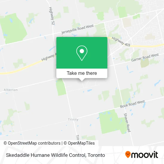 Skedaddle Humane Wildlife Control map