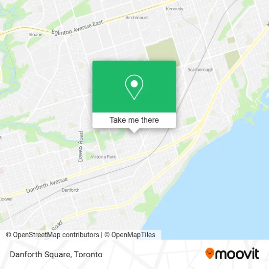 Danforth Square map