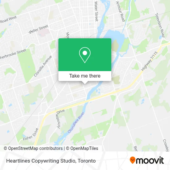 Heartlines Copywriting Studio map