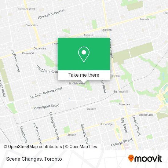 Scene Changes map