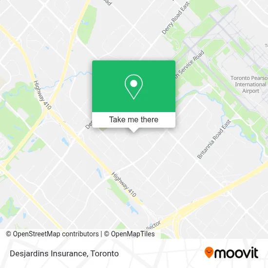 Desjardins Insurance map