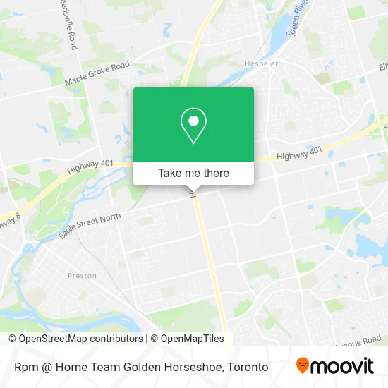 Rpm @ Home Team Golden Horseshoe map