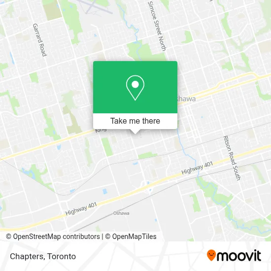 Chapters map
