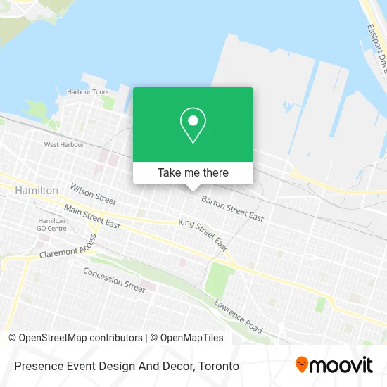 Presence Event Design And Decor map