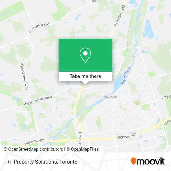 Rh Property Solutions map