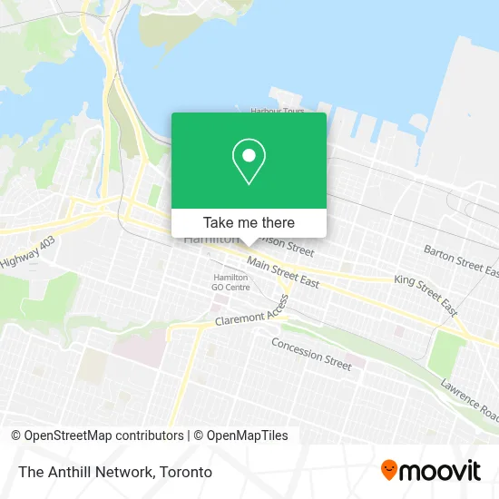 The Anthill Network map