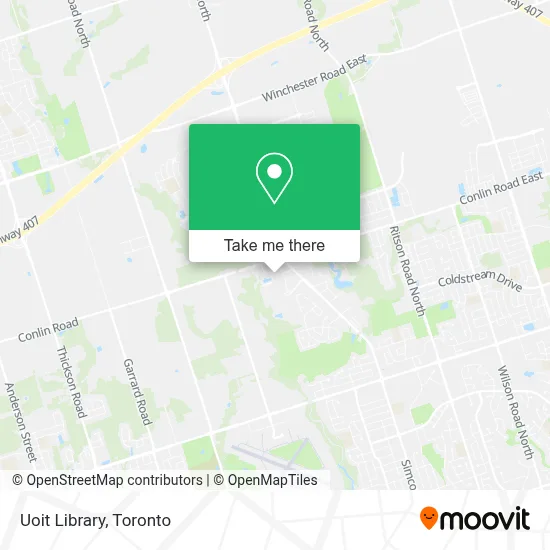 Uoit Library plan