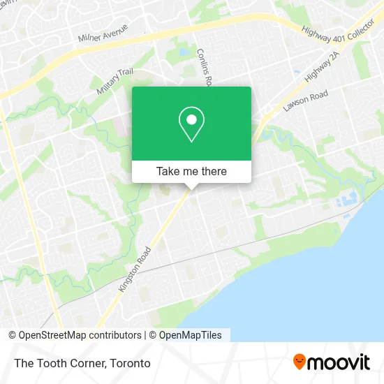 The Tooth Corner map