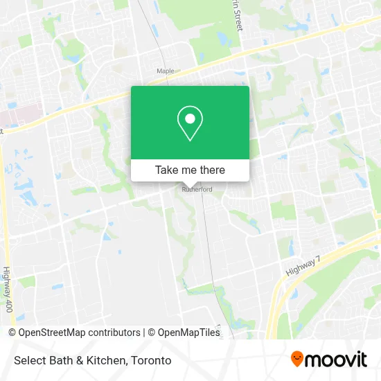 Select Bath & Kitchen map