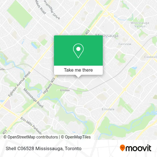 Shell C06528 Mississauga map