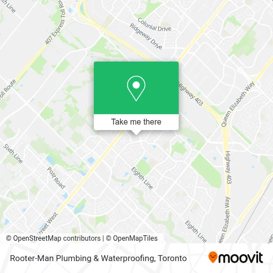 Rooter-Man Plumbing & Waterproofing map